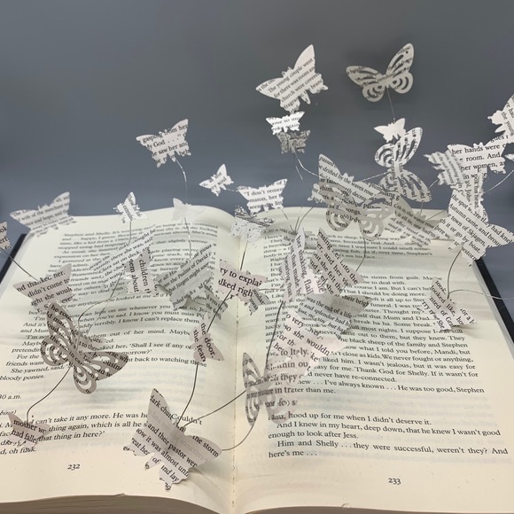 Folded Book Art - Picture 2 of 3